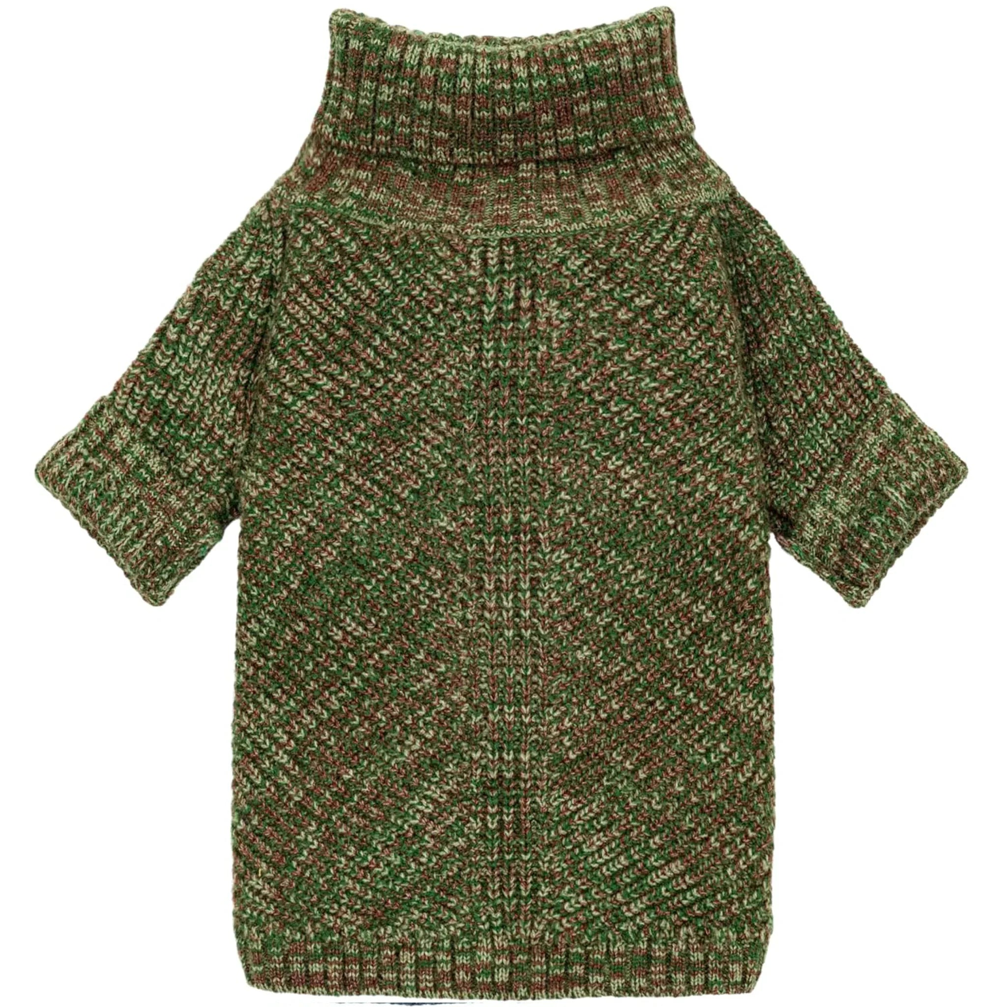 Thermal Knitted Dog Sweater - Turtleneck Winter Coat-Medium Size - Pawlor