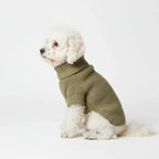 Thermal Knitted Dog Sweater - Turtleneck Winter Coat-Medium Size - Pawlor