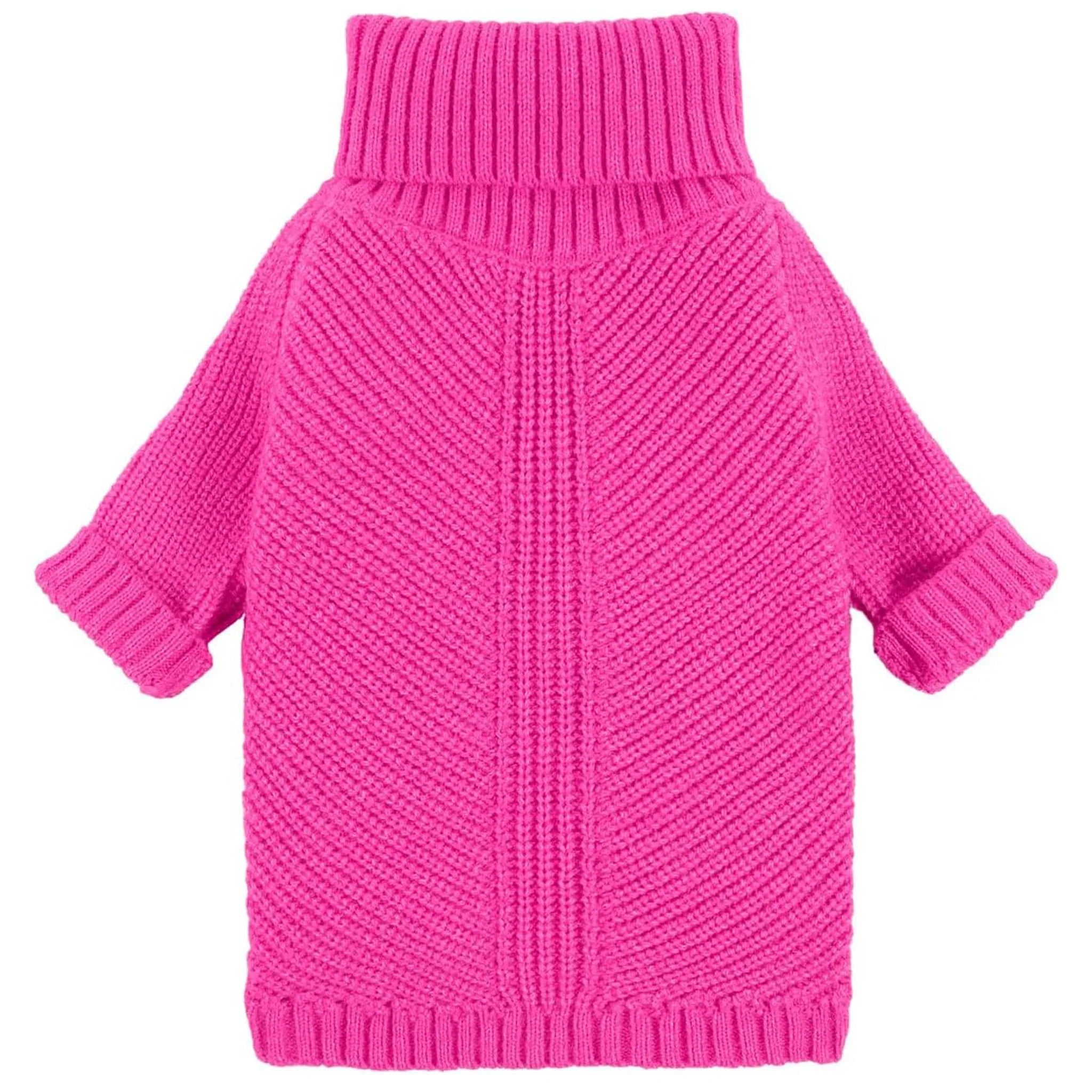 Thermal Knitted Dog Sweater - Turtleneck Winter Coat-Medium Size - Pawlor