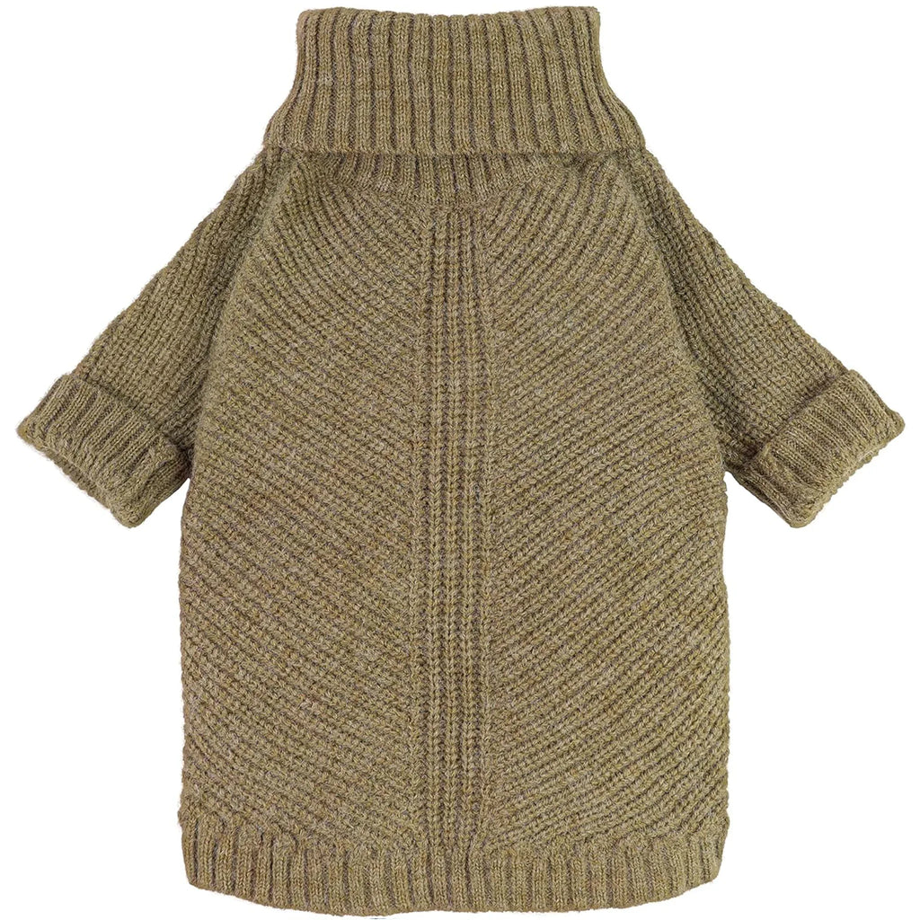 Thermal Knitted Dog Sweater - Turtleneck Winter Coat-Medium Size - Pawlor