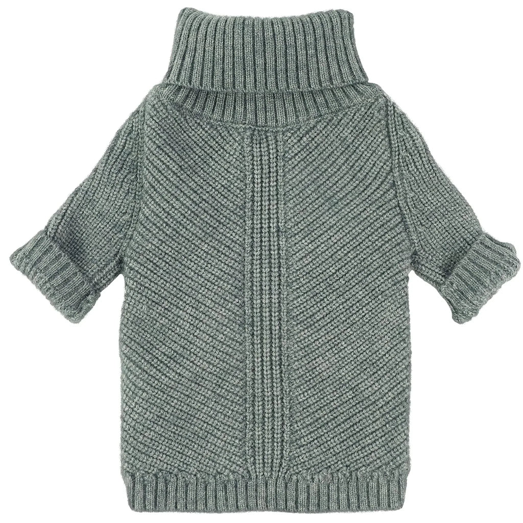 Thermal Knitted Dog Sweater - Turtleneck Winter Coat-Medium Size - Pawlor