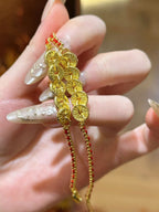 Crushed Ice Five Emperors Coin Bracelet - Lucky Charm for Pet Parents