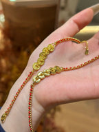 Crushed Ice Five Emperors Coin Bracelet - Lucky Charm for Pet Parents