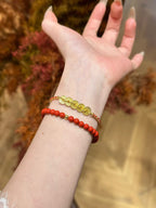 Crushed Ice Five Emperors Coin Bracelet - Lucky Charm for Pet Parents