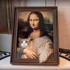 Pet Bed- Mona Lisa Cat Bed 3D Pet Bed - Pawlor