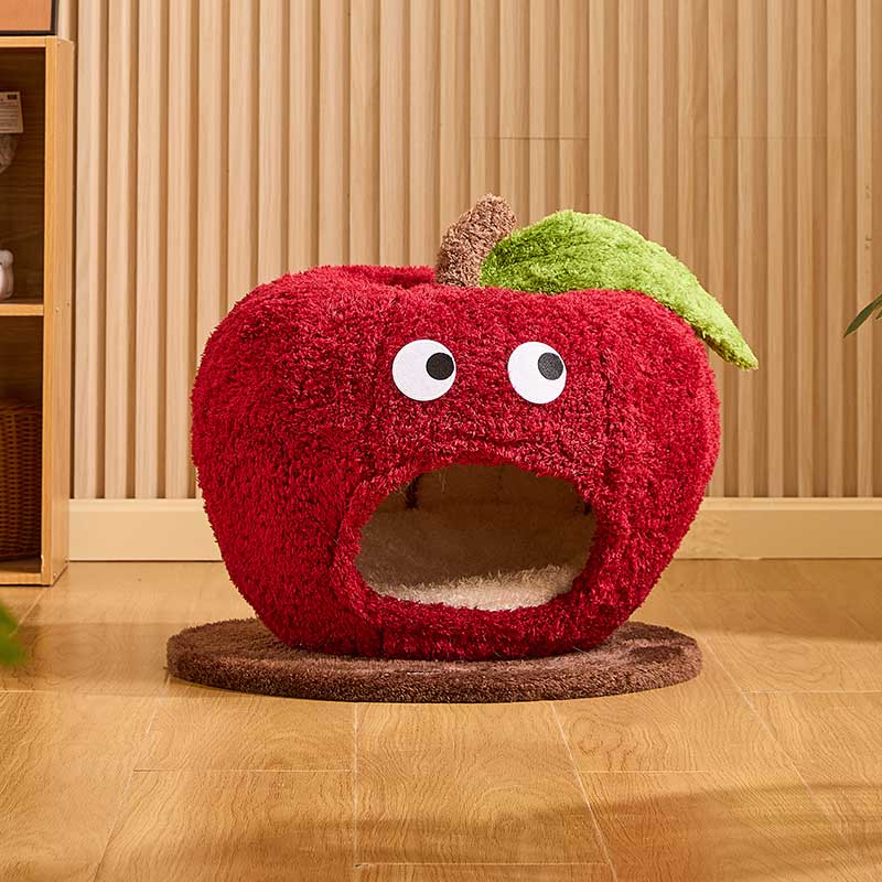 Cat Bed - Merry Christmas Apple Cat Bed - Pawlor