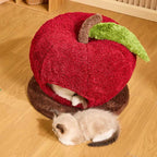 Cat Bed - Merry Christmas Apple Cat Bed - Pawlor