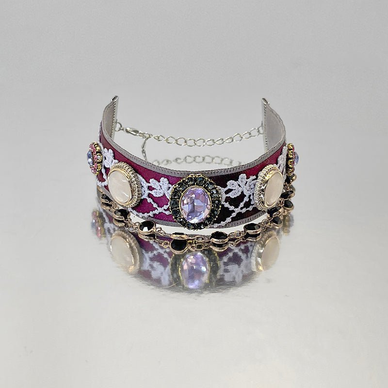 Pet Decorative Choker - Evening - Drenched Wisteria - Pawlor