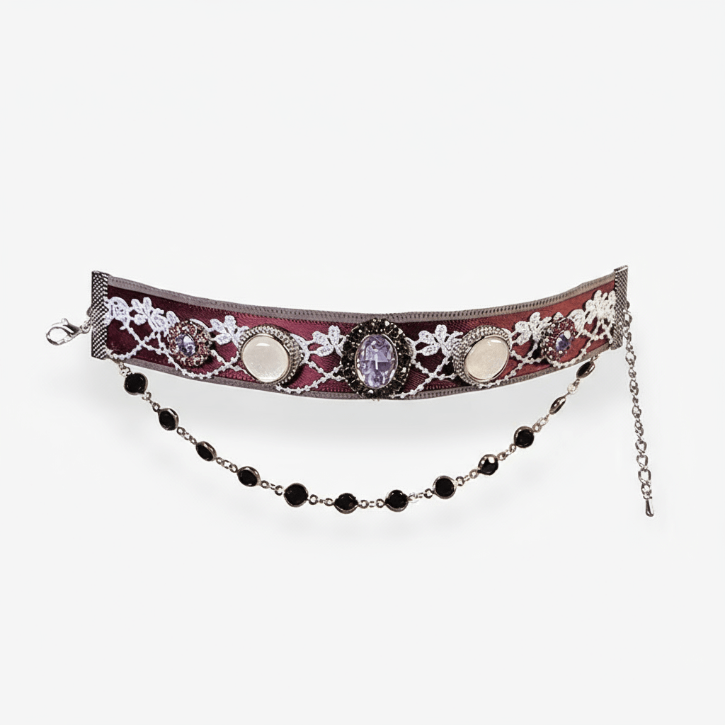 Pet Decorative Choker - Evening - Drenched Wisteria - Pawlor