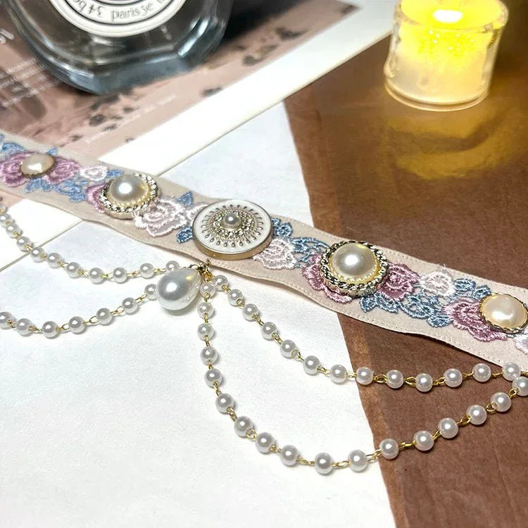 Pet Decorative Choker- Lotte Cocoa - Pawlor