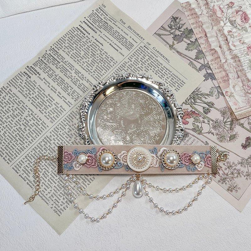 Pet Decorative Choker- Lotte Cocoa - Pawlor