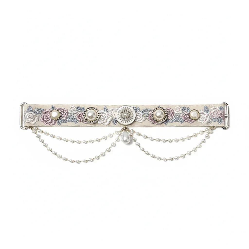 Pet Decorative Choker- Lotte Cocoa - Pawlor