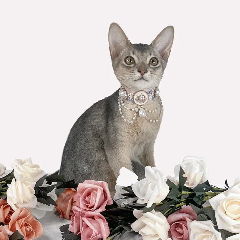 Pet Decorative Choker- Lotte Cocoa - Pawlor