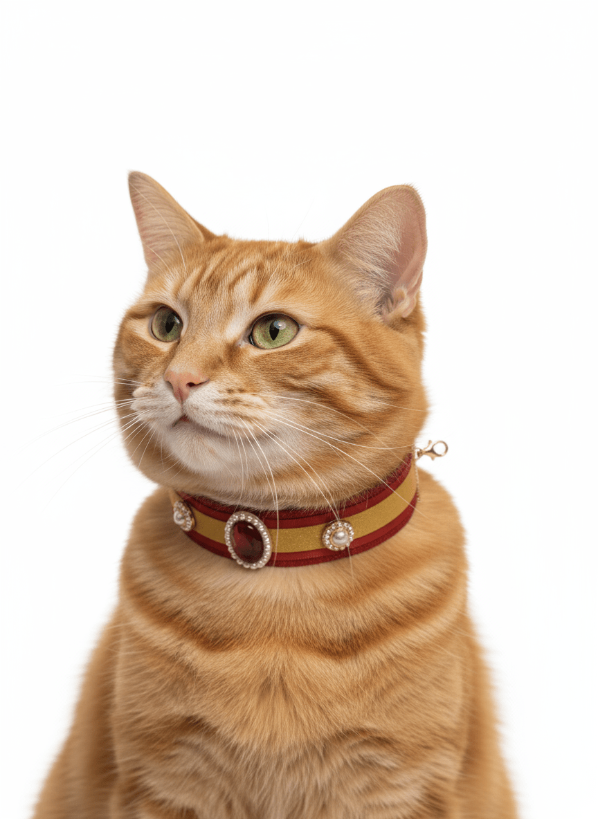 Pet Decorative Collar - Chinese Red - Pawlor