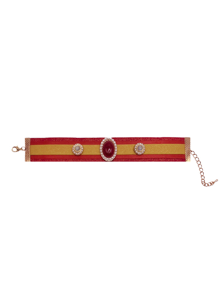 Pet Decorative Collar- Chinese Red